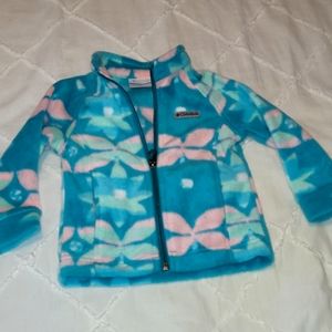 Columbia fleece full zip infant 12-18m